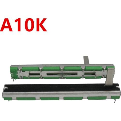 10PCS/LOTOriginal Behringer Soundcraft 7.5 cm 75MM A10KX2 double straight slide potentiometer A10K