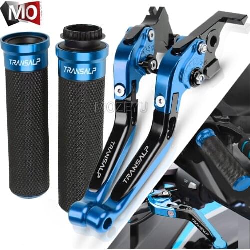 For Honda TRANSALP 600 VH/VJ VK/VL VM/VN VP/VR/VS TRANSALP600 Motorcycle Accessories Brake Clutch Levers Handlebar Hand Grips