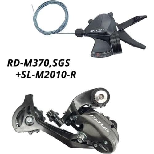 SHIMANO ALTUS 9v 1x9S RD-M370 SL-M2010 9S 9 speed mtb bike shifter lever and rear derailleur switch groupset M370 M390 M530 M590