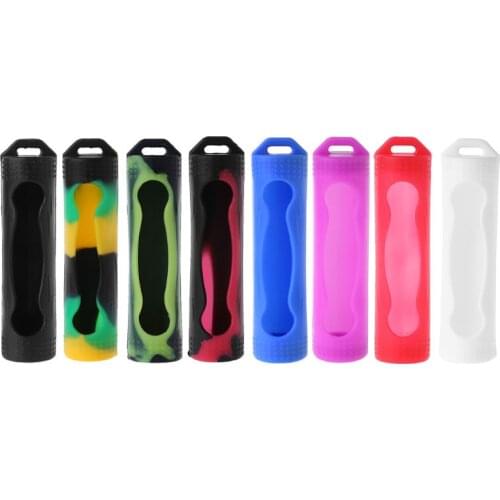 Drop Ship&Wholesale Silicone Sleeve Cover Case For 18650 Battery Protective Bag Pouch Battery Storage Box Nov.28