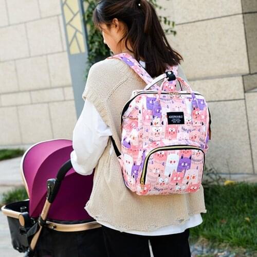 Baby Diaper Bag Fashion Mummy Maternity Nappy Bag Backpack For Moms Multifunction Baby Diper Bag Waterproof Mommy Changing Bags