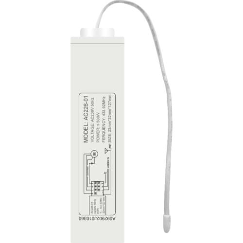 Universal Up and Down Stop Motor 433.92MHz Wireless Modified Pieces Receiver AC226 for Blinds Automated Curtains