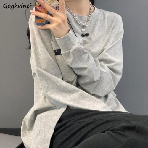 No Hat Hoodies Women Appliques Pocket Loose Leisure Sweatshirts Womens Chic Ins Harajuku BF Trendy Tops Ladies All-match Stylish