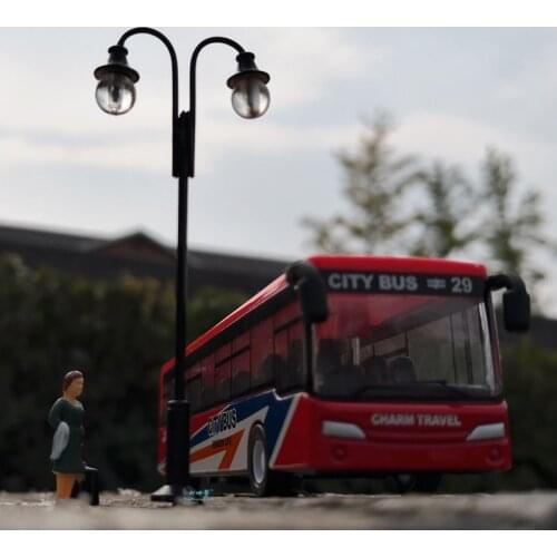 1:87th HO Courtyard Lamp Model Sand Table Train Railway Railway Miniature Scene Photography Movie Layout Props