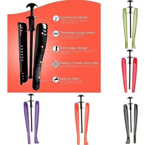 1pc Womens Knee Length Boot Stretcher Automatic Shoe Tree Shaper with Handle Shaft Keeper Holder Organizer Shoe Accessories