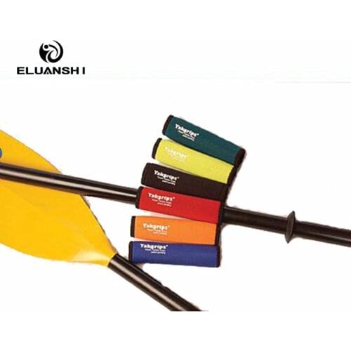 2 pcs Black Comfort Grips Paddle Creek Kayak rowing boats bateau inflatable rubber accessories marine water sports island