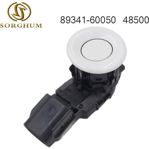 89341-60050 48500 PDC Parking Ultrasonic Sensor For Toyota White Color