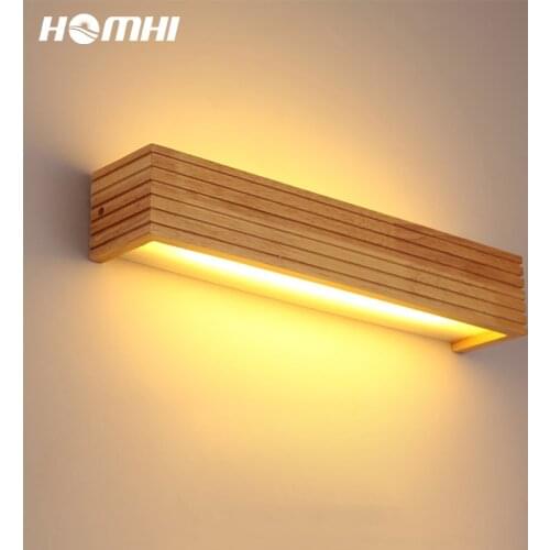 Wood long mirror wall Banheiro hotel espejos decorativos de pared living room decoration lights for bedroom Japanese style art