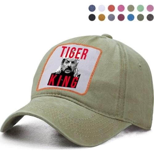 For President Tiger King Joe Exotic Baseball Cap Dad Trucker Solid Hat Women Ponytail Berets Caps Boinas Bone Hats Casquette Hat