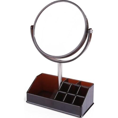 Japanese style home makeup mirror Korean style double-sided princess mirror comb table mirror