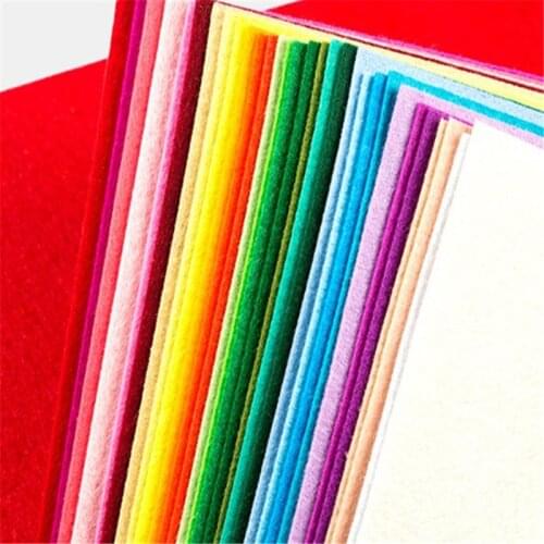 1 Set Felt Fabric DIY Handmade Crafts Decoration Material Needlework Patch Felt Flowers Crafting Toys Dolls Cloth Christmas Felt