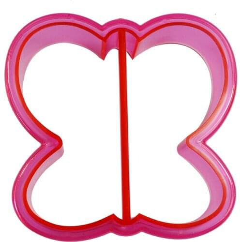 Pink Color Butterfly Shape Cake Toast Maker Mould Crust Cutter Sandwich Bread Mold