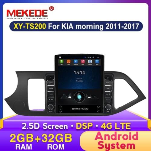 9.7"Tesla Screen DSP Android Head Unit Car Systems for 2011 2012 2013 2014 KIA PICANTO Morning Radio Multimedia Stereo