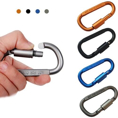 Carabiner Karabiner Practical Aluminum Alloy Outdoor Rope Climbing Gear Survival Hook Karabiner Bag Buckle Camping Accessories
