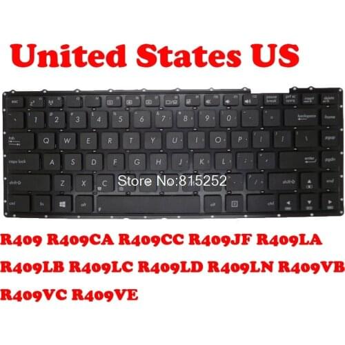 Laptop Keyboard For ASUS R409 R409CA R409CC R409JF R409LA R409LB R409LC R409LD R409LN R409VB R409VC R409VE UK/US English