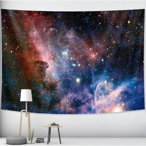 Cosmic space Nebula home art decoration tapestry Bohemian decoration sofa carpet wall decoration Hippie sheet
