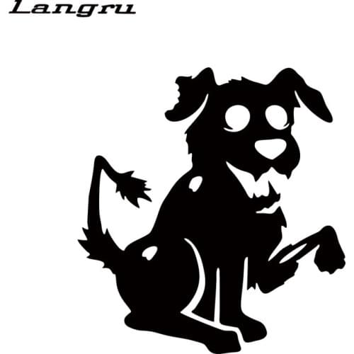 Langru Hot Sale Zombie Car Sticker Dog Vinyl Graphics Decals Car Stying Decorative Jdm