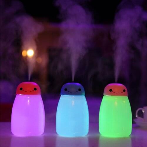 2017 New Humidifier USB Ultrasonic Essential Oil diffuser difusor de aroma with Night Light mist maker fogger
