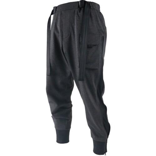 Silenstorm joggers with side ventilation zippers adjusting belt techwear ninjawear aesthetic