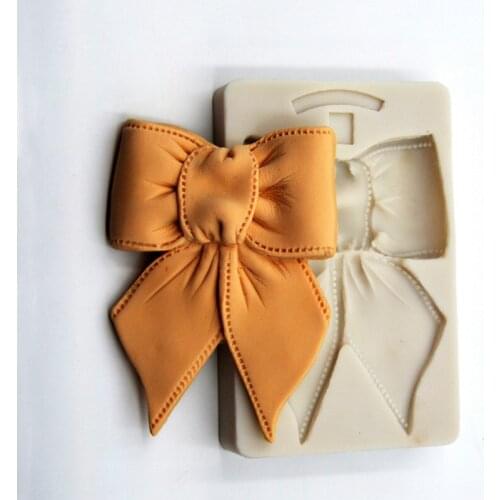 DIY Bow Mold Silicone Mold Fondant Gumpaste Sugarcraft Chocolate Candy Cake Decorating Tool