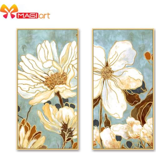 Cross stitch kits Embroidery needlework sets 11CT water soluble canvas patterns 14CT Floral style Wood Lotus-NCMF266