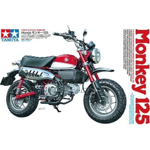 1/12 Tamiya Plastic Assembly Car Model Honda Monkey 125 Motorcycle Toy Static Model DIY Assembly Kit #14134