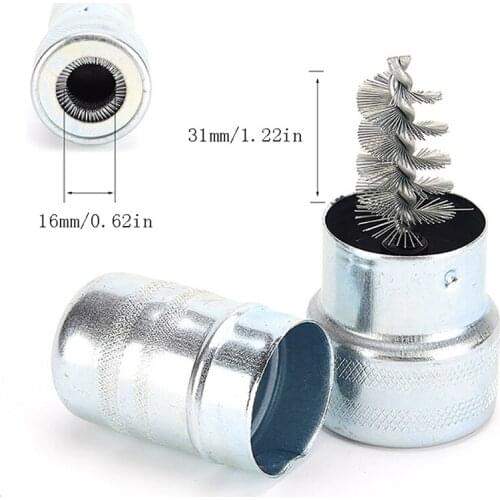 1PC Car Battery Post Terminal Cable Cleaner Dirt Corrosion Brush Hand Cleaning Tool Wheel Rims Tire Washing Brush