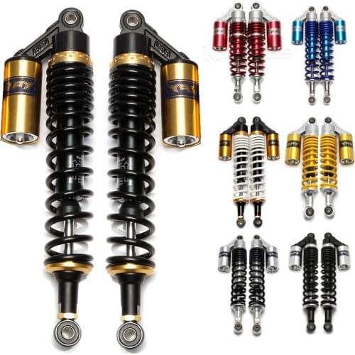 2PCS/Set Motorcycle 280mm 320mm 340mm Fit for Honda Yamaha Suzuki Fork Round Air Shock Absorber Rear Suspension Spring Scooter