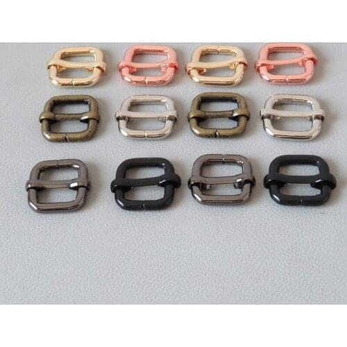 20Pcs/Pack Wholesale 15mm Webbing Straps Metal Buckle Bag Accessory Belt Loop Clasps Backpack Dog Pet Collar Ring