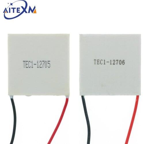 1PCS TEC1-12706 12706 TEC Thermoelectric Cooler Peltier 12V New of semiconductor refrigeration TEC1-12706