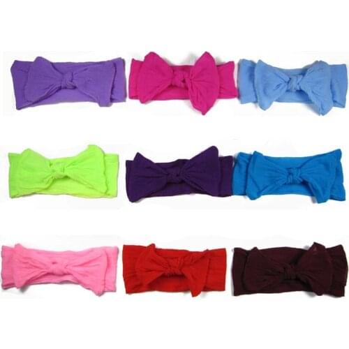 60PCS/lot 2.5'' pantyhose nylon headband headbands with bows kids hair bands hair accessory hair jewelry free shipping