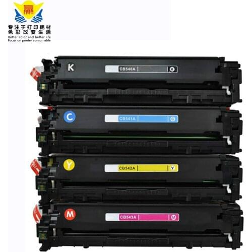 JIANYINGCHEN Compatible Color Toner Cartridge CB540A CB541A CB542A CB543A For HPs color LaserJet CP1215 CP1515n