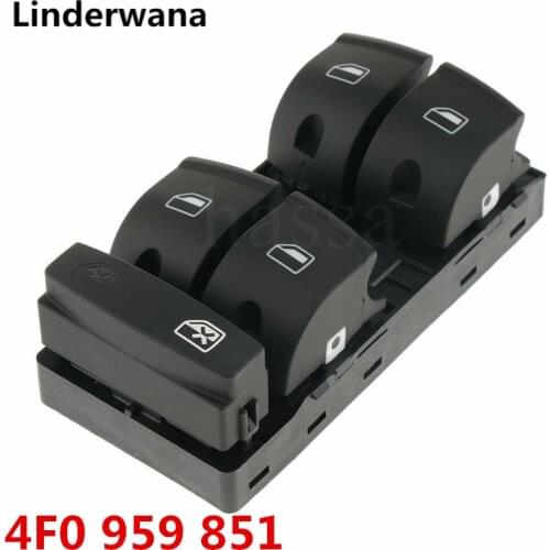 Power Window Control Master Button Switch For AUDI A3 A6 C6 Q7 4F0 959 851