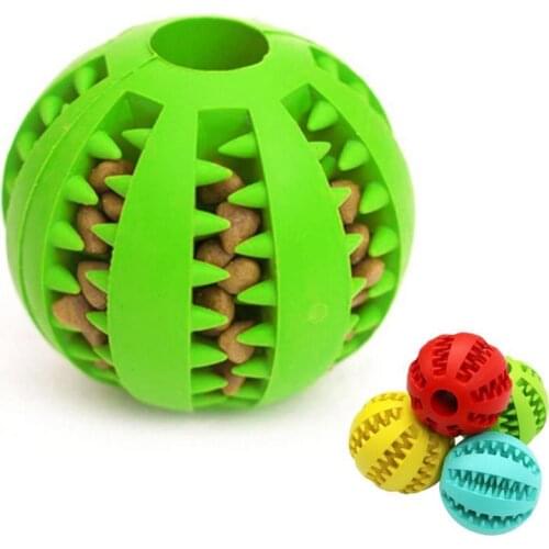 Dog Toy Interactive Training Rubber Balls Pet Dog Cat Puppy Teeth Chew Toys Tooth Cleaning Balls Pet Supplies