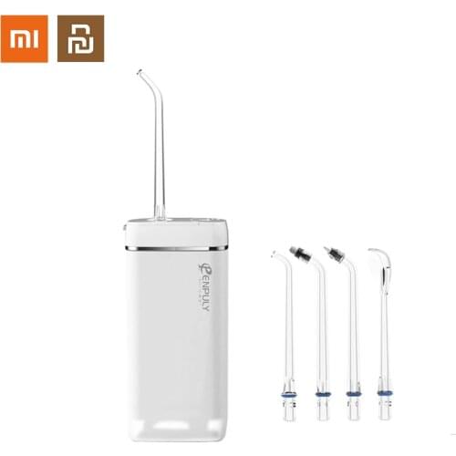 Xiaomi ENPULY Oral Irrigator Portable Tooth Cleaner Telescoping Water Flosser Dental Water Jet Teeth Cleaner USB Rechargeable