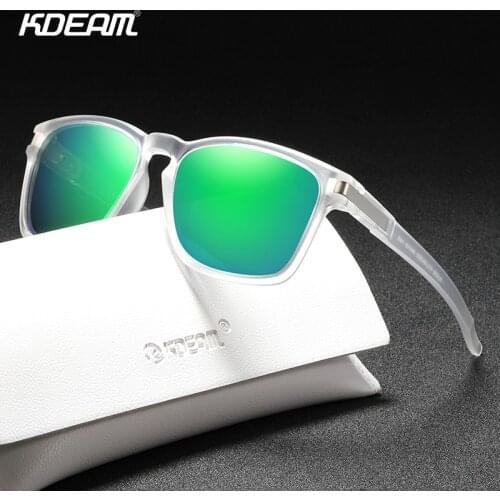 Женские солнцезащитные прозрачные очки KDEAM China At AliExpress