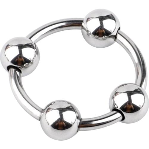 Penis Ring Stainless Rings Head Glan Stimulating Adult Products Male Sex Toys Metal Ring Sex Toys for Men Delay Ejaculation