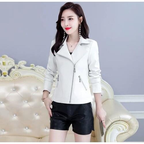 LBP-BAIPING Women's Leather Jackets
