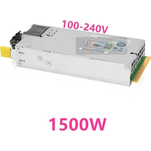 New Original PC PSU For HUAWEI 80plus Platinum 1288H V5 2288H V5 2488 V5 2488H V5 5885H V5 1500W Power Supply 02312AJP WEPW15K02