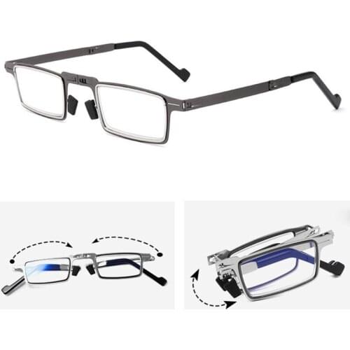 OYDCH New Folding Reading Glasses For Both Men And Women Portable Anti-Blue Light Reading Glasses