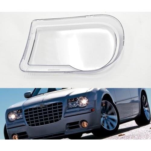 Car Headlight Lens For Chrysler 300C 2007 2008 2009 2010 Headlamp Cover Replacement Auto Shell Cover