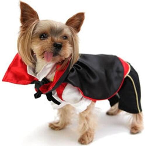 Vampire cloak suit Style Pet dogs Coat Free Shiping By CPAM Dogs Clothing