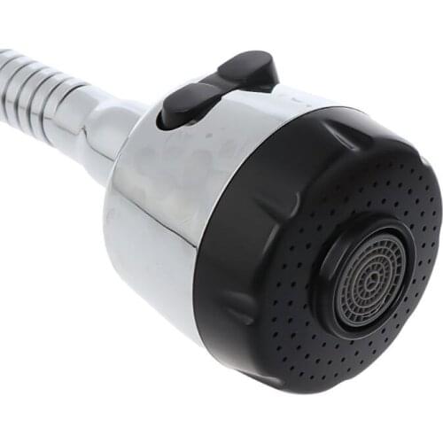 Kitchen Bar Faucet Hose Double Hole Water Zinc Alloy Replacement Tap 48cm