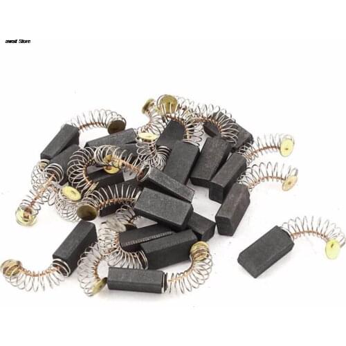 10 Pcs 6.5x7.5x13.5mm Drill Electric Grinder Replacement Carbon Brushes Mini Spare Parts For Electric Motors Dremel Rotary Tool