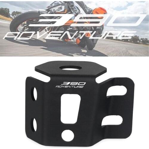 Motorcycle Rear Brake Fluid Reservoir Cover Guard For 390 Adventure 2019 2020 2021 Brake Fluid Reservoir Cover Protector 390 Adv