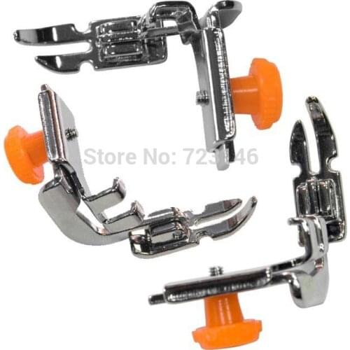 2015 Limited Overlock 3 Way Combination Hinged Zipper Cording & Straight Stitch Foot Low Shank for for Household Sewing Machine