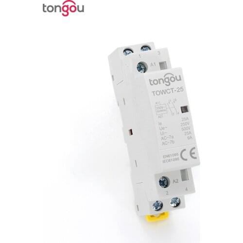 2P 25A 2NO CE CB Din Rail Household AC Contactor for Household Home Hotel Resturant 220V/230V