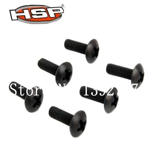 6pcs/Set 02096 HSP Parts3*10 Cap Head screw 6pcs For 1/10 R/C Model Car 02096