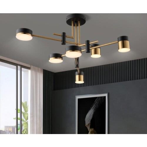 American Luxury LED Pendant Lamp Lights Modern Living Room Hanging Lamps Modern Decor Restaurant Chandelier Lighting