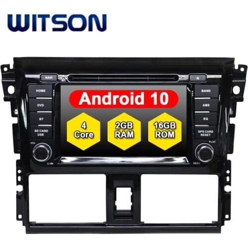 WITSON ANDROID 10.0 CAR RADIO FOR TOYOTA YARIS/VISO 2014 CAR DVD VCD CD MP3 MP4 PLAYER